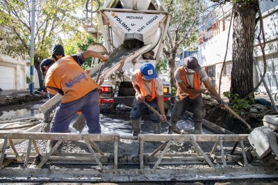 Rosario avanza con la reconstruccin de calle Espaa