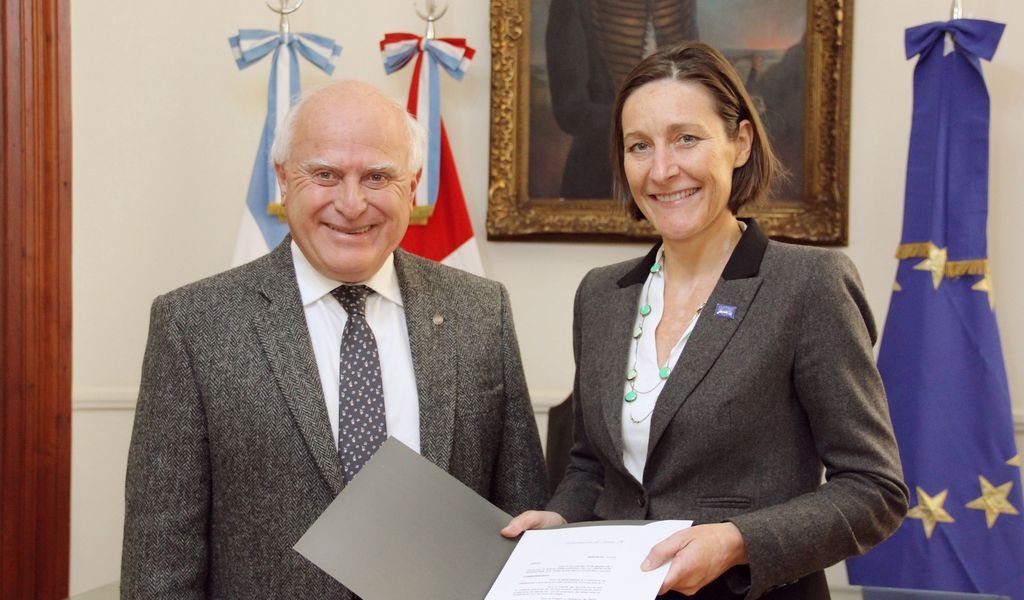 Lifschitz recibi a la embajadora de la Unin Europea en Argentina