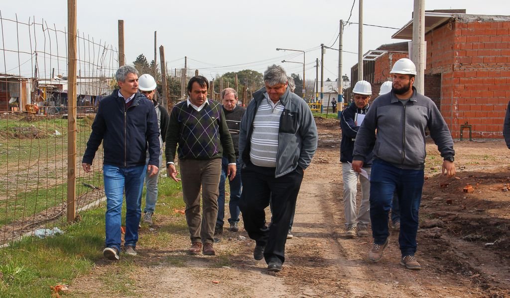 VGG: Ricci y Leone supervisaron la construccin de 39 viviendas
