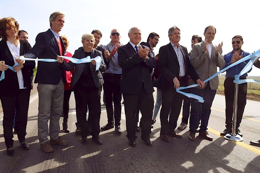 Lifschitz inaugur la repavimentacin de la ruta provincial 91
