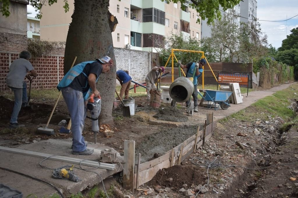 Rosario: la Municipalidad realiz una intervencin urbana y social en barrio Flammarin