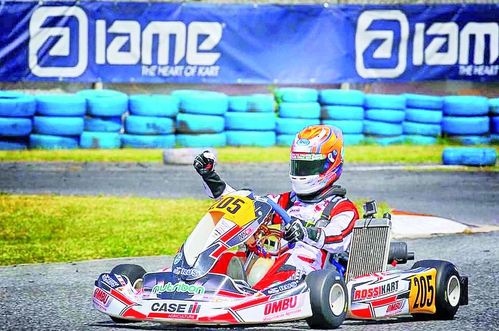 Con 13 aos, Manuel Borgert se mide con los mejores pilotos de karting del mundo