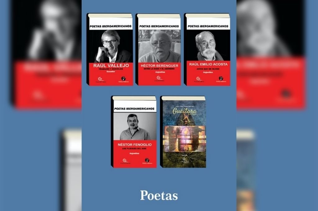Entre otros, se publican en Colombia poemarios de Héctor Berenguer, Raúl Emilio Acosta y Néstor Fenoglio. Foto:Gentileza