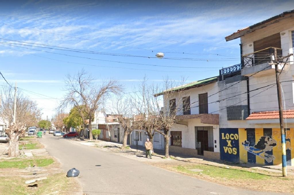 La cuadra donde se produjo el asesinato. Foto:Google Street View.