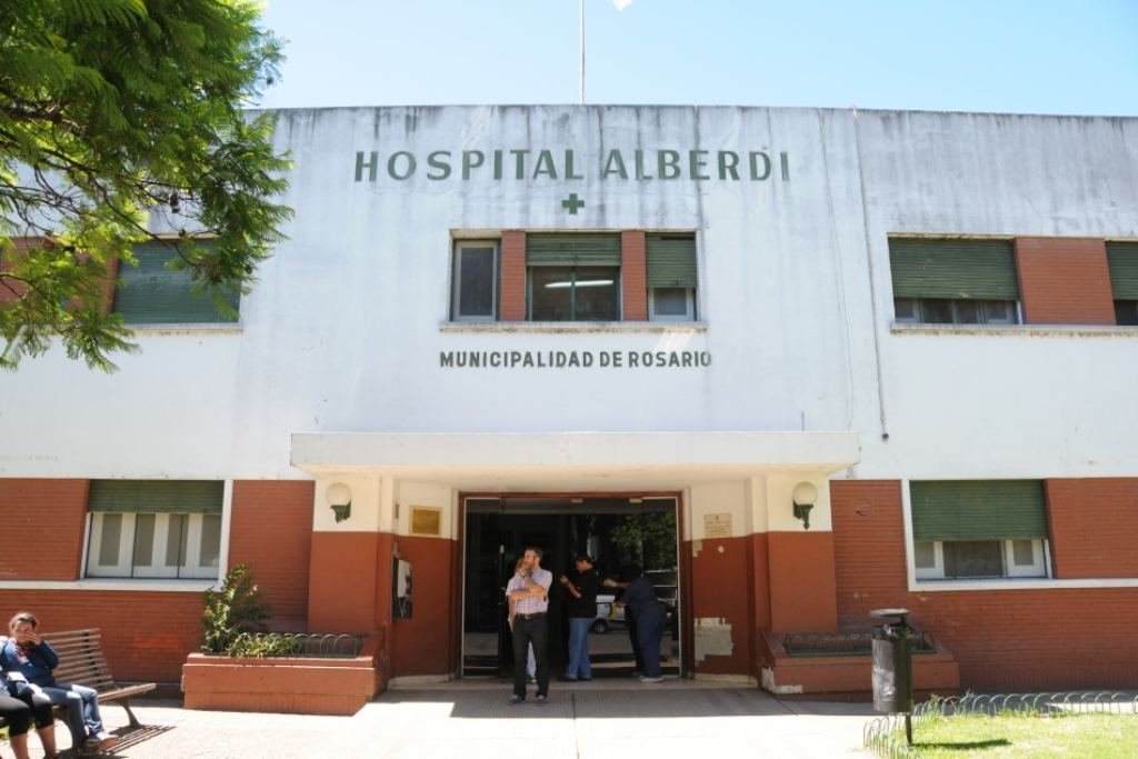La víctima falleció en el hospital Alberdi. Foto:Gentileza: prensa Municipalidad de Rosario.
