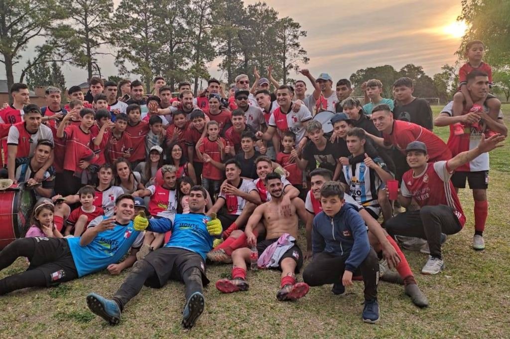 El equipo rojiblanco se consagró campeón. Foto:Gentileza: prensa San Martín Monte Vera.