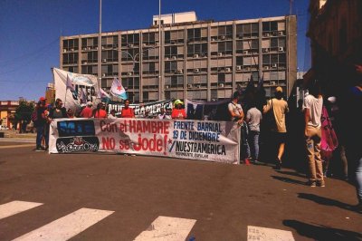 Organizaciones sociales se manifestaron frente a Casa de Gobierno