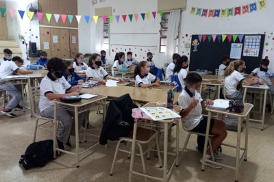 Escuelas: pantallas de TV para los partidos de Argentina en Qatar 2022 y contenidos educativos relacionados