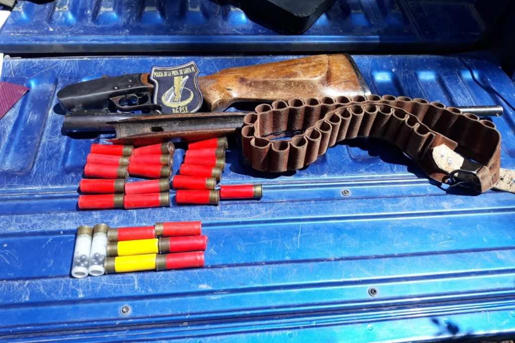 Alguna de las armas secuestradas en los distintos procedimientos. Foto:Gentileza.