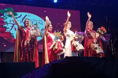 El Festival Provincial del Frutillero volvió a brillar en Desvío Arijón