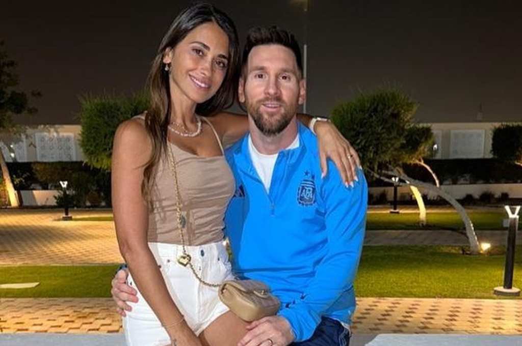 Messi pasó un domingo en familia despuéss de la victoria en octavos de final. 