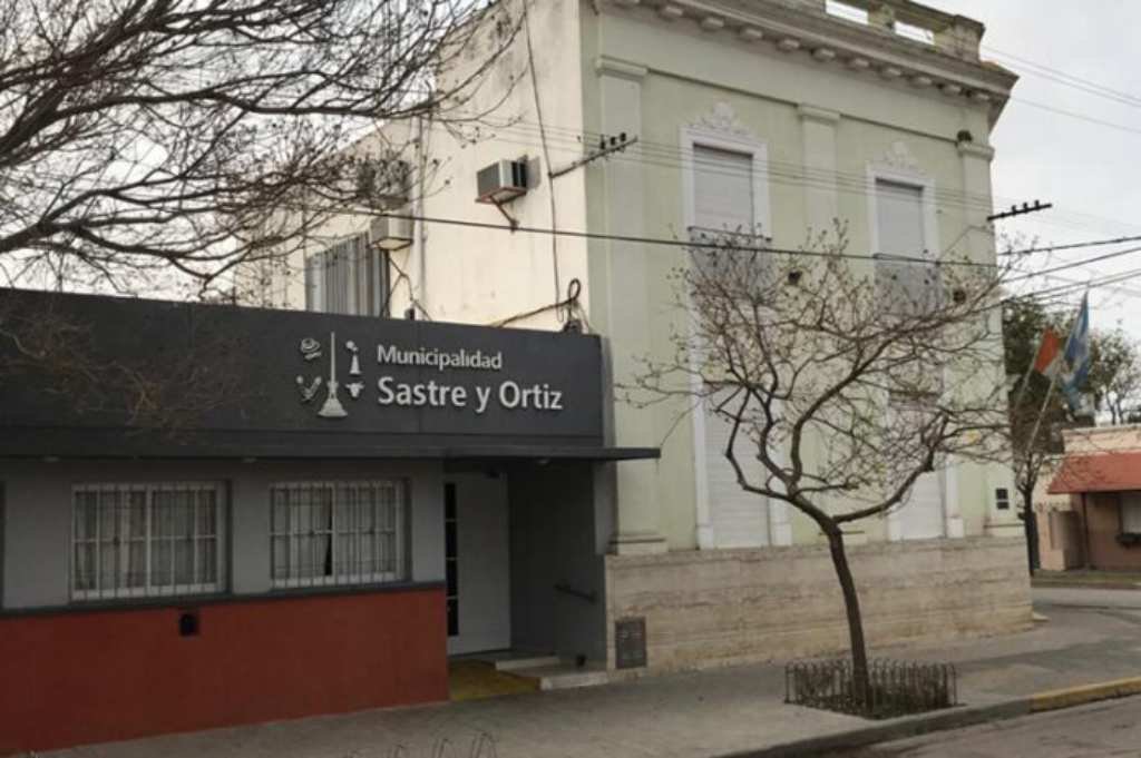 La sede de la Municipalidad de Sastre. Foto:Archivo.