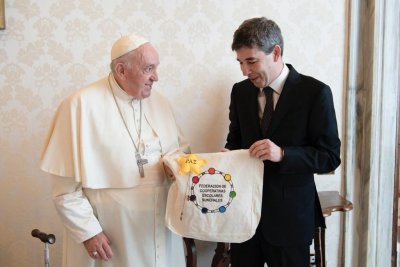 El CEO del Grupo Sancor Seguros se reunió con el Papa Francisco en el Vaticano
