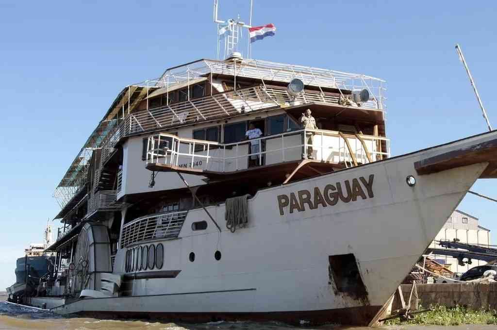 Paraguay. Así se llama este barco en el que viajaron los expedicionarios, en 2010. Foto:Archivo