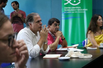 Acuario del Río Paraná: funcionarios internacionales analizaron el trabajo científico y planean financiamiento