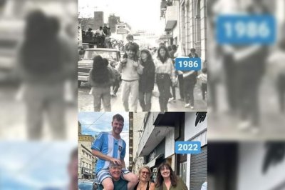 De 1986 a 2022: la foto y el recuerdo que recorre el país