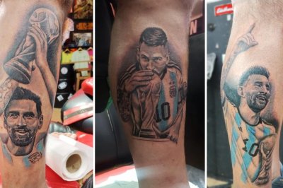 Messi, para siempre: no hay turnos para tatuarse al 10