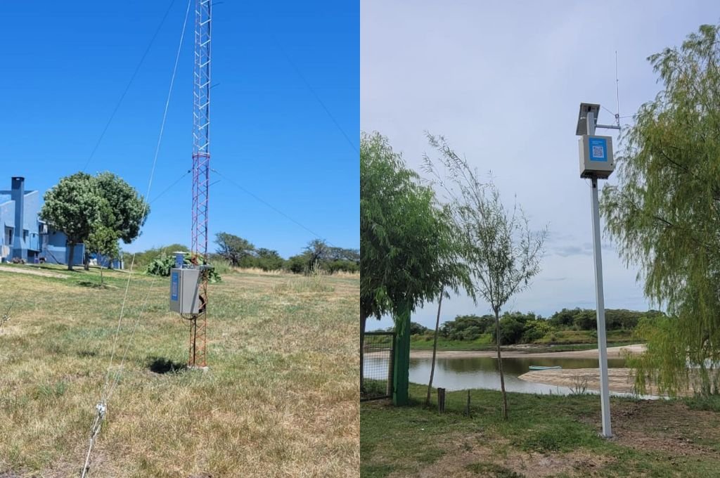 La estación meteorológica se ubicó en San Jaime, mientras que la hidrométrica al margen del Arroyo Guayquiraró. 