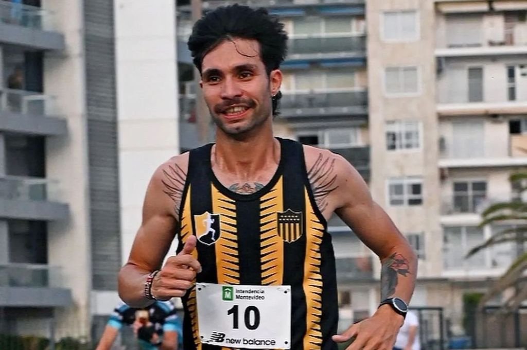 El concordiense dominó la prueba multitudinaria que tuvo a más de cuatro mil corredores y ganó en Uruguay 