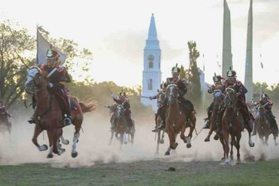 San Lorenzo conmemoró el único combate de San Martín en suelo patrio