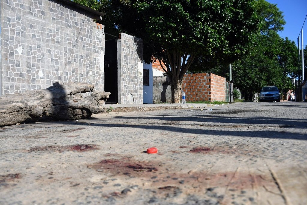 Las calles se siguen tiñendo de sangre en Rosario. Foto:Archivo/Marcelo Manera