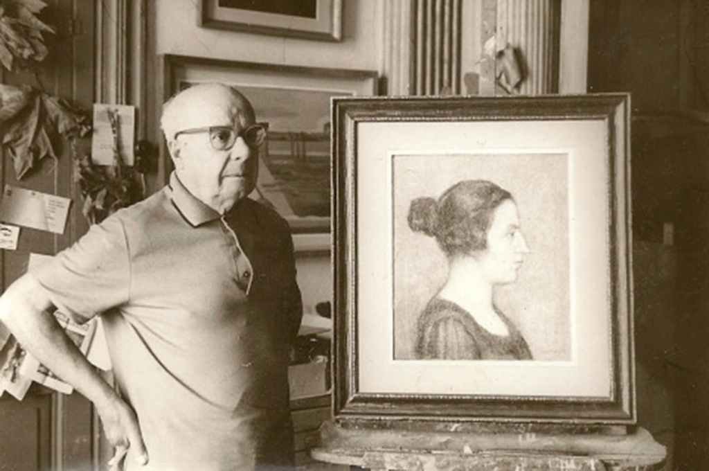 Luis A. Ouvrard es uno de los grandes maestros de la pintura rosarina del siglo pasado. Foto:Gentileza.