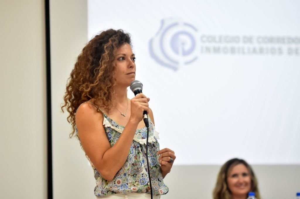 Paula Armándola, presidenta del Colegio de corredores Públicos Inmobiliarios de Entre Ríos. 