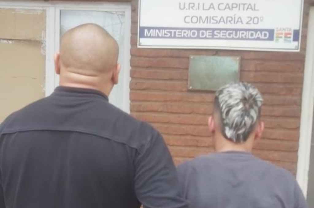 El agresor fue trasladado detenido a la comisaría 20ª de Monte Vera. Foto:Gentileza.