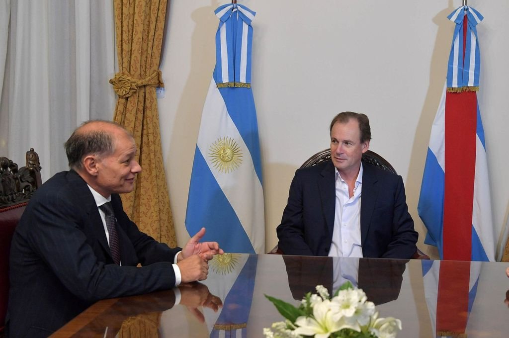 El rector de la UNER, Andrés Sabella, se reunió con el gobernador Bordet. 