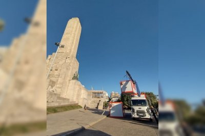 Rosario: las obras en el Monumento a la Bandera están a punto de frenarse