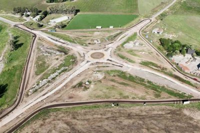 La Provincia de Santa Fe habilitó la circulación en la rotonda nueva entre las rutas provinciales 90 y 18