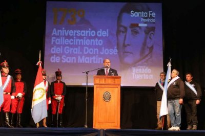 Perotti destacó la importancia de la unidad en el legado de San Martín
