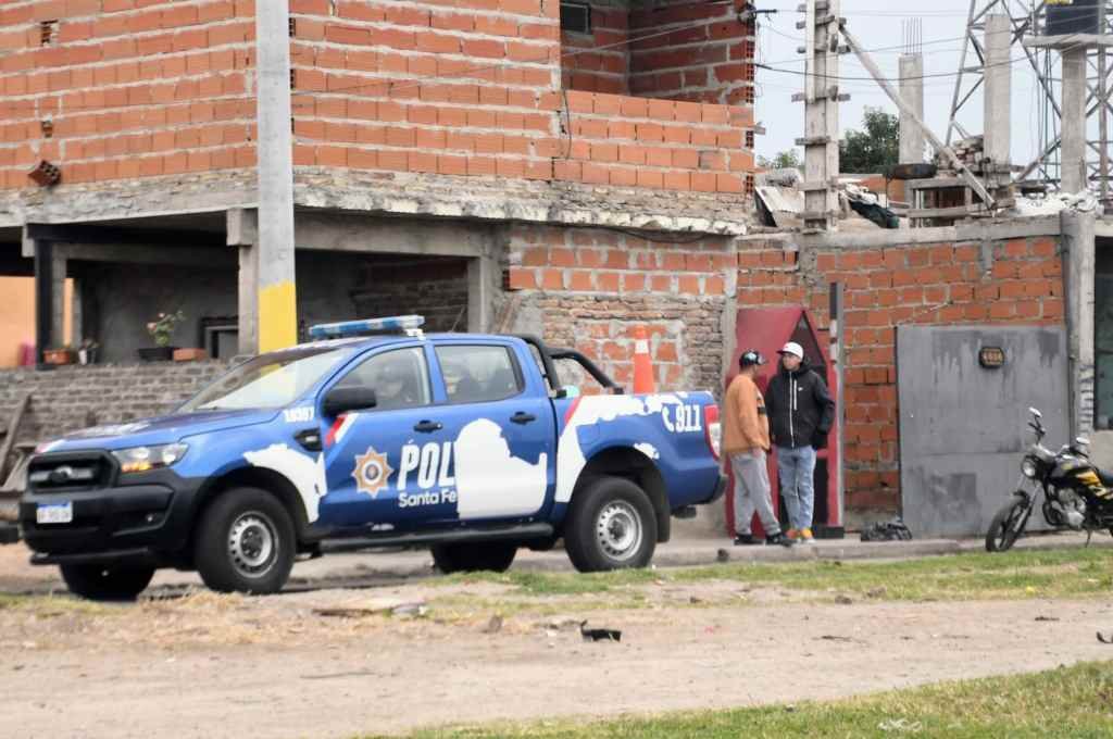 El homicidio se produjo en la zona de Avellaneda al 4600. Foto:Marcelo Manera.