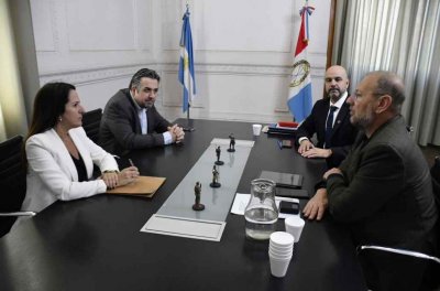 Pablo Cococcioni tuvo una primera reunión con el ministro Brilloni - La reunión fue ponderada por ambas partes. - 
