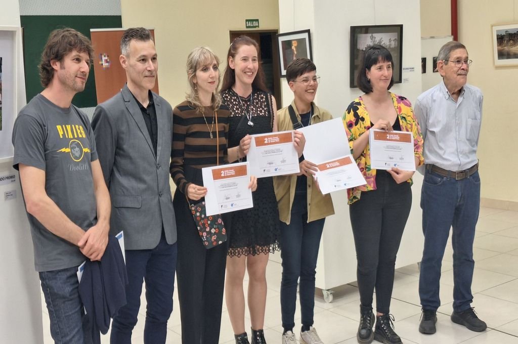 Los ganadores del Segundo Salón Provincial de Fotografía. Foto:Foto: José Prinsich