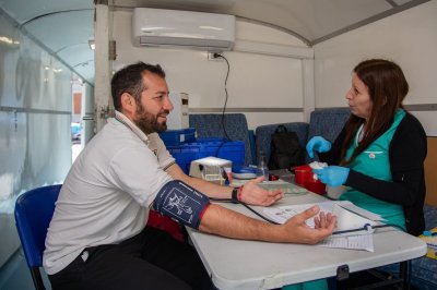 En el Día Nacional del Donante Voluntario se realizó una colecta de sangre