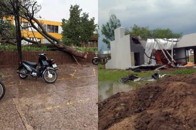 Casas y vehículos destruidos: impactantes imágenes del temporal en San Justo