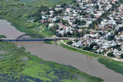 El río Salado superó los 5 metros en Santo Tomé