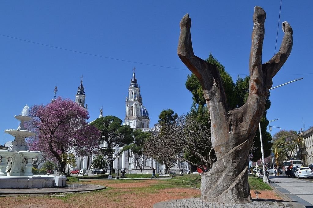 La plaza 1° de Mayo será el punto de encuentro en Paraná. Foto:Archivo