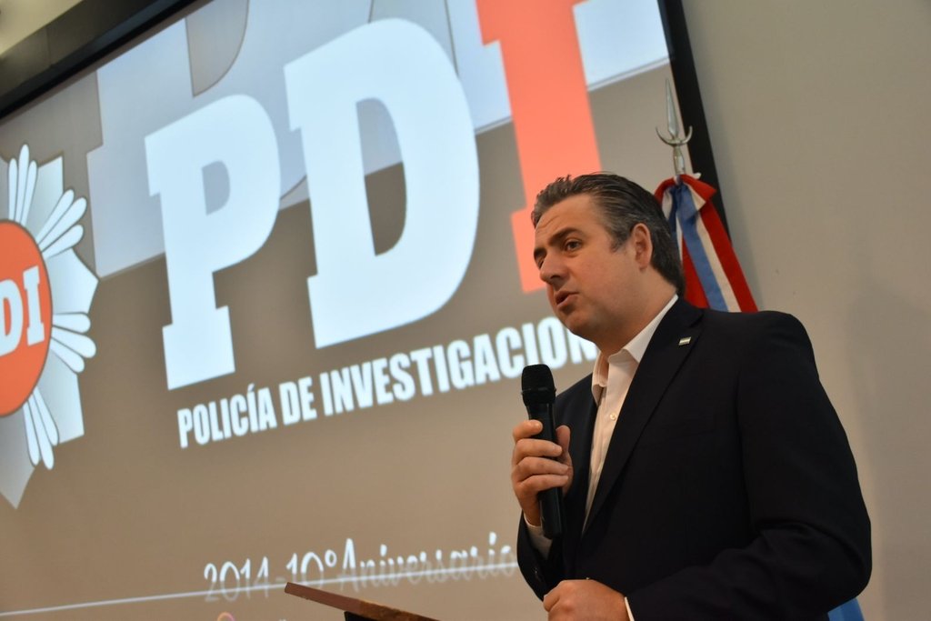 El ministro de Seguridad provincial, Pablo Cococcioni. Foto:Gobierno de la Provincia
