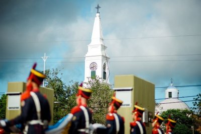 San Lorenzo rindió homenaje al general San Martín a 246 años de su nacimiento