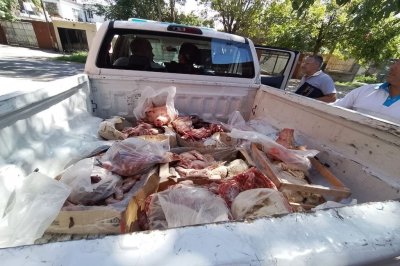 Secuestran 540 kilos de carne en mal estado y clausuran un galpn en Fisherton