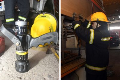 Cara a cara con el fuego: el trabajo de bomberos voluntarios