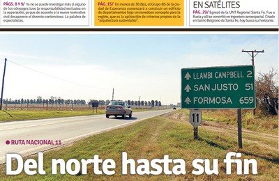 Edición impresa del domingo 30 de agosto de 2015