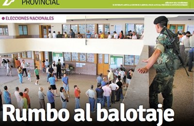 Edición impresa del domingo 1 de noviembre de 2015