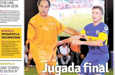 Edición impresa del domingo 15 de noviembre de 2015