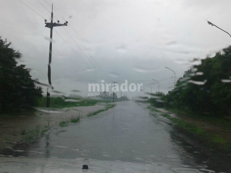 Lluvias intensas en gran parte de la provincia