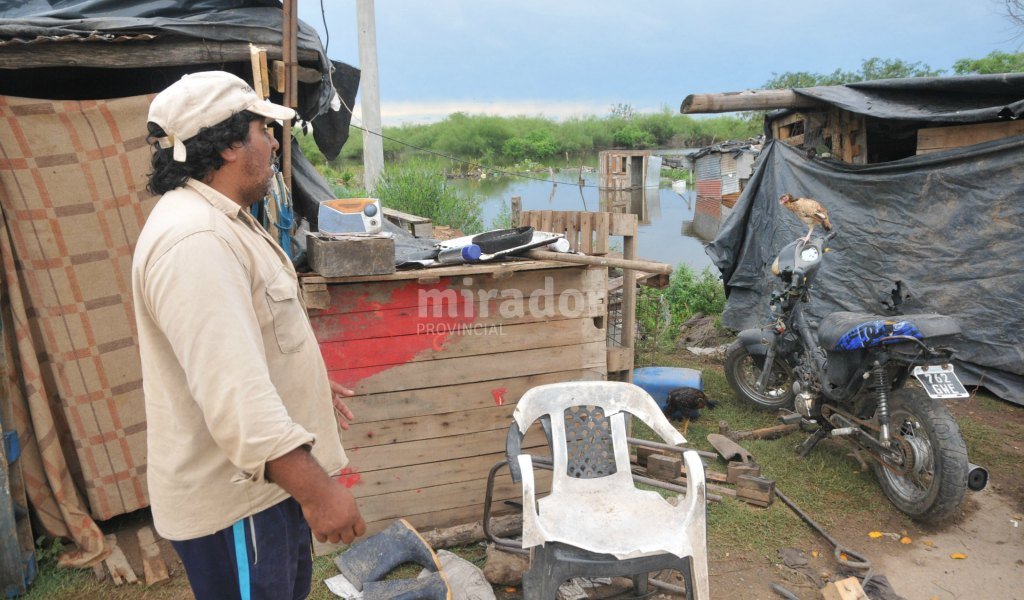 La Vieja Tablada: por la crecida del Salado hay ‘autoevacuados’