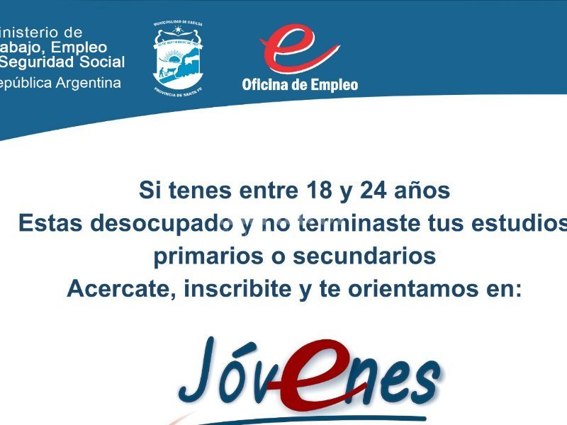 Convocatoria al programa Jóvenes