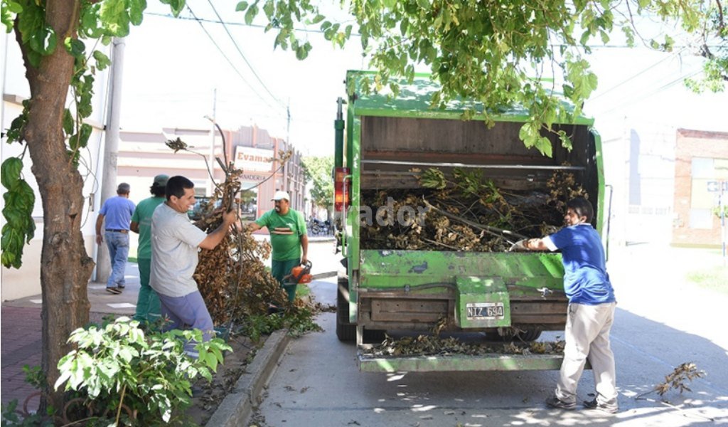 Rafaela: tareas de limpieza en las calles